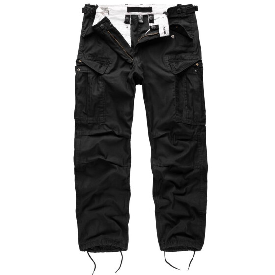 SURPLUS Vintage Fatigues Trousers, black XL / 99 cm