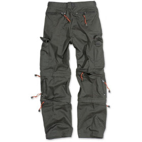 SURPLUS Trekking Trouser, 2 Bein-Zipper, black XXL / 96 cm