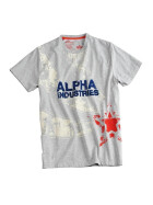 Alpha Industries S&amp;S T, grey heather