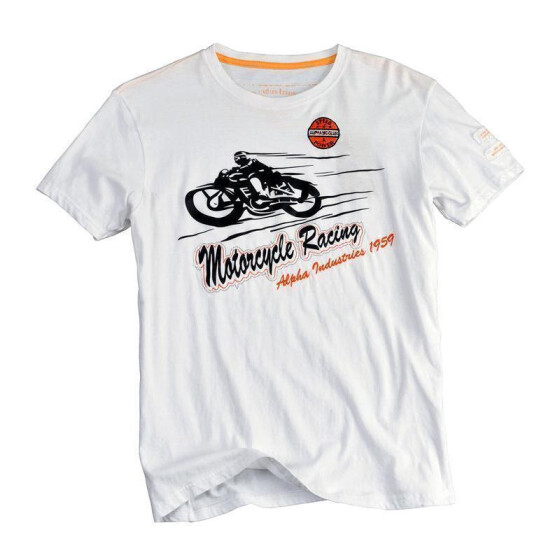 Alpha Industries Motorcycle T, white