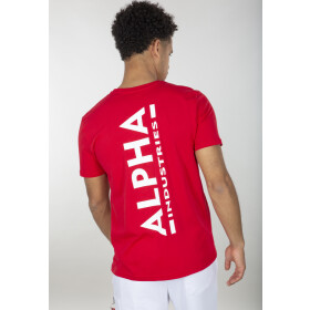 Alpha Industries Backprint T, speed red