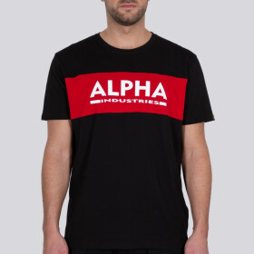 Kopie von Alpha Industries Alpha Inlay T, black/red