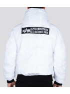 Alpha Industries Hooded Puffer FD Rev., black/white