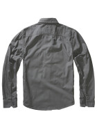BRANDIT Hemd Vintage Shirt longsleeve, charcoal grey