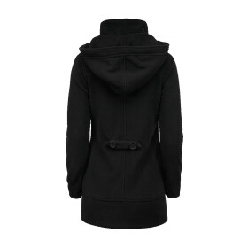BRANDIT Women Square Fleece Jacket, black