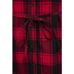 BRANDIT Ladies Longshirt Gracey sleeveless, red-black