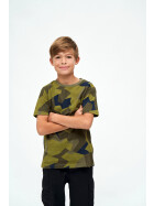 BRANDIT Kids T-Shirt, swedish camo