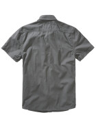 BRANDIT Vintage Shirt shortsleeve, charcoal grey