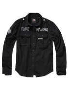 BRANDIT Iron Maiden Vintage Shirt Long Sleeve EDDIE, black