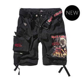 BRANDIT Iron Maiden Savage Shorts The Number of the...