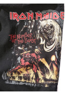 BRANDIT Iron Maiden Savage Shorts The Number of the Beast, black