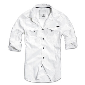 BRANDIT SlimFit Shirt, white
