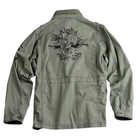 Alpha Industries Skull Jacket, light olive