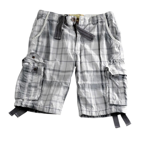 Alpha Industries JET 2 Shorts, grey checked