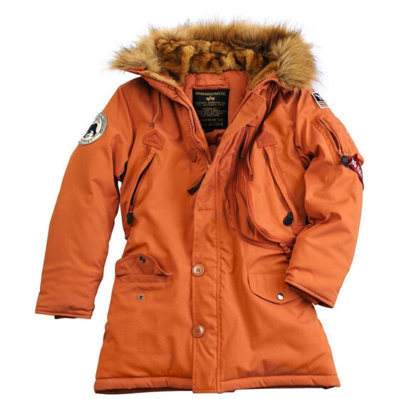Alpha Industries Polar Jacket wmn (Damen), burned orange XL