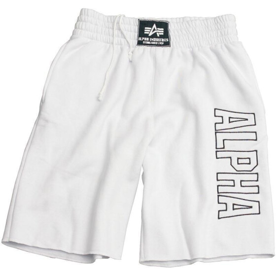 Alpha Industries  Track Shorts, white