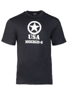 MILTEC T-Shirt ALLIED STAR, schwarz