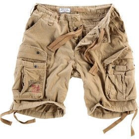 SURPLUS Airborne Vintage Shorts, beige gewaschen