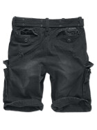 BRANDIT Shell Valley Heavy Vintage Shorts, schwarz