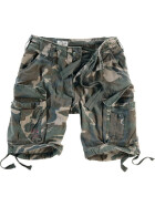 SURPLUS Airborne Vintage Shorts, woodland gewaschen S
