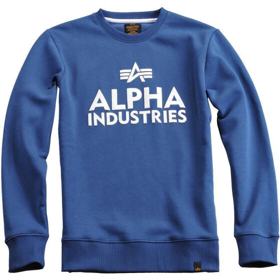 Alpha Industries FOAM PRINT SWEATER, ocean blue