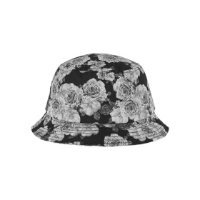Flexfit Roses Bucket Hat, blk/wht