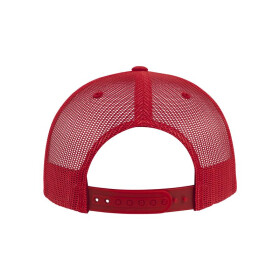 Flexfit Foam Trucker with White Front, red/wht/red
