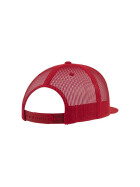 Flexfit Foam Trucker with White Front, red/wht/red