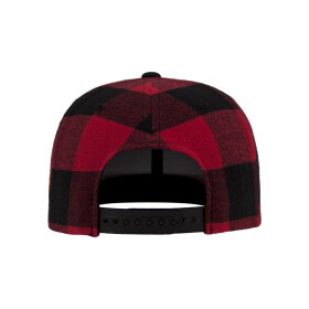 Flexfit Checked Flanell Snapback, blk/red