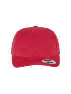 Flexfit Brushed Cotton Twill Mid-Profile, red