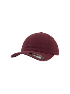 Flexfit Garment Washed Cotton Dad Hat, maroon
