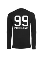 Mister Tee 99 Problems Crewneck, black