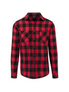 Mister Tee 99 Stars Flanell Shirt, blk/red