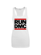 Mister Tee Ladies Run DMC Logo Tank, white