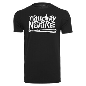 Mister Tee Naughty By Nature Logo Tee, black