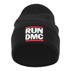 Mister Tee Run DMC Logo Beanie, black