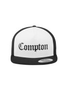 Mister Tee Compton Trucker Cap, blk/wht/blk