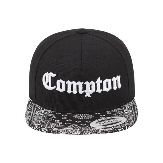 Mister Tee Compton Bandana Cap, blk/wht