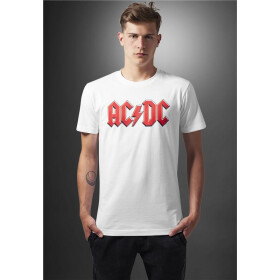 Mister Tee AC/DC Logo Tee, white