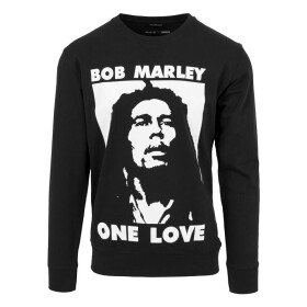 Mister Tee Bob Marley One Love Crewneck, black