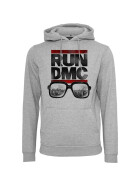Mister Tee RUN DMC City Glasses Hoody, heather grey