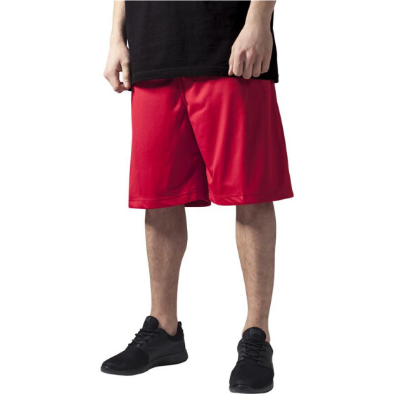 Urban Classics Bball Mesh Shorts, red