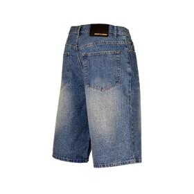 Urban Classics Basic Jeans Shorts, mdblue