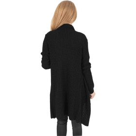 Urban Classics Ladies Knitted Long Cape, black