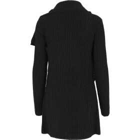 Urban Classics Ladies Knitted Long Cape, black