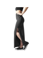 Urban Classics Ladies Side Zip Skirt, charcoal