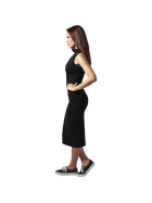 Urban Classics Ladies Stretch Jersey Turtleneck Dress, black