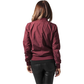 Urban Classics Ladies Light Bomber Jacket, burgundy