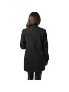 Urban Classics Ladies Peached Long Bomber Jacket, black