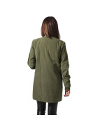 Urban Classics Ladies Peached Long Bomber Jacket, olive